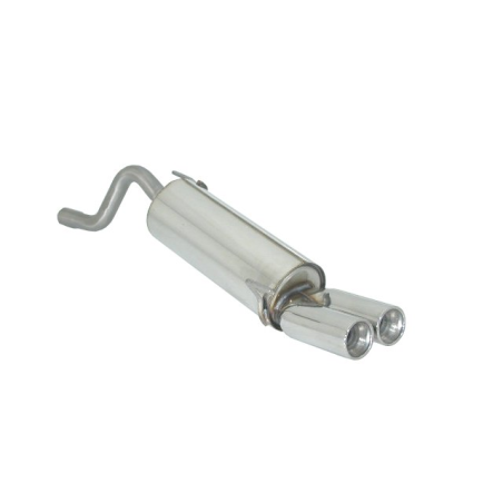 Silencioso trasero Ragazzon en acero inox Fiat Grande Punto 1.9 MULTIJET (88KW) 09/2005 - 2012