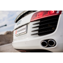Silencioso trasero en acero inox grupo N Con valvulas de depresión Audi R8 Coupe 4.2 FSI V8 Quattro (316kW) 2010 - 2015