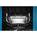 Silencioso trasero doble en acero inox Seat Leon III (5F) 2.0TSI CUPRA 280 (206KW) 2014 - 2015