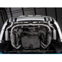 Escape trasero doble en acero inox PORSCHE 911 3.8I GTS CARRERA 4 (300KW) 2010 - 2012