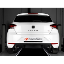 Escape trasero doble en acero inox salidas Carbon Shot Seat Ibiza (MK5) 6F 1.5TSI 110KW FR 2017 - Hoy