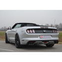 Silencioso trasero doble en acero inox Ford Mustang 6 Cabrio 2.3I Ecoboost (233KW) 2015 - Hoy