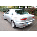 Silencioso trasero en acero inox Alfa Romeo 156 2.5 V6 24V (139/141KW) BERLINA + SPORTWAGON 1997 - 2007