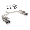 Escape trasero acero inox salidas redondas Carbon Shot Audi A5 (typ 8T) Sportback Quattro 2.0TFSI (155kW) 2008 - 2013