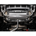 Escape trasero acero inox salidas redondas Audi A3 (typ 8V/8VA) Sportback 1.5TSI (110kW) 2017 - 2018