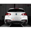 Escape trasero en acero inox BMW Serie 1 F21 118i (100kW - B38) 2015 - Hoy