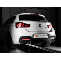 Escape trasero en acero inox BMW Serie 1 F21 118i (100kW - B38) 2015 - Hoy