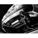 Silencioso trasero en acero inox salidas redondas BMW Serie 1 F21 118i (100kW - B38) 2015 - Hoy