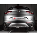 Cola redonda oblicuo en acero inox Alfa Romeo Stelvio 2.2 Turbo Diesel Q4 (132kW) 2017 - 2018