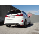 Escape trasero en acero inox Ford Fiesta Mk8 1.1 (63kW) 2017 - 2019