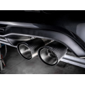 Tramo intermedio + Silencioso trasero salidas Carbon Shot INOX BMW M2 / F87 Coupè Competition 3.0 (302kW) 2018 - Hoy