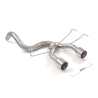 Tramo trasero grupo N en acero inox Abarth 500 / 595 (typ 312) 1.4TJET (99/118kW) 2008 - 2015