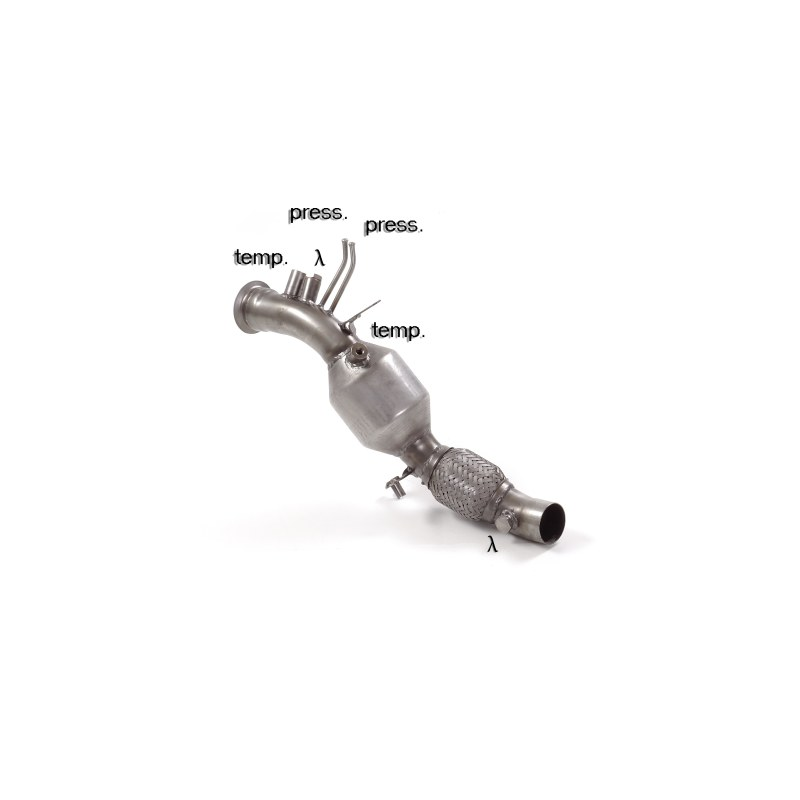 Catalizador con tubo supresor FAP en acero inox BMW SERIE 3 F34 (Gran Turismo) 318D (110kW) 2015 - Hoy