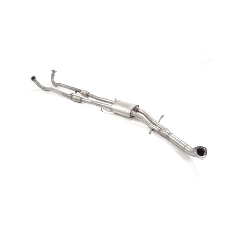 Flexible con tramo intermedio con silencioso en acero inox Alfa Romeo GTV6 2.5 V6 1980 - 1986