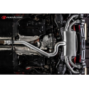 Silencioso trasero con salidas redondas en acero inox Audi S3 Sportback Quattro 2.0TFSI (228kW) 2020 - Hoy