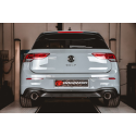 Silencioso trasero doble en acero inox Volkswagen Golf Mk8 1.5TSI (96kW - Eje rigido) 2019 à Hoy