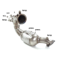 Catalizador + tubo supresor FAP en acero inox AUDI A7 (typ 4G) 3.0TDi V6 (160kW) 2014 - 2017