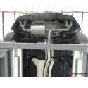 Silenciador trasero dúplex L/R de acero inoxidable con salida escalonada Carbon Shot redonda 2x90 mm