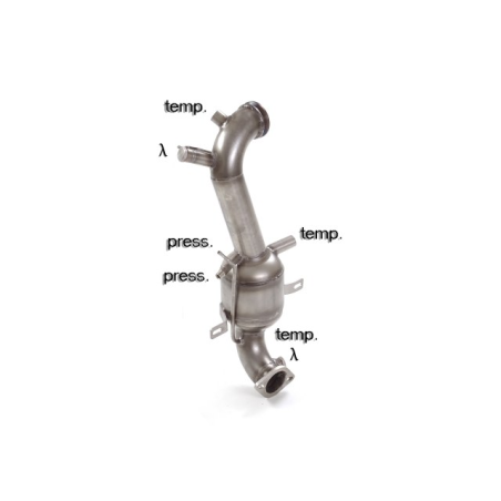 Catalizador Deportivo + tramo Sustitución filtro antipartículas en acero inox Jeep Renegade 2.0Mjet 4WD (103kW) 2014 - 2020