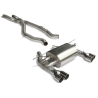 Tramo intermedio grupo N + Silencioso trasero doble en acero inox BMW M3 F80 (Sedan) 3.0 Competition (331kW) 2016 - 2018