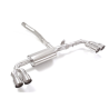 Silencioso trasero doble en acero inox Mercedes Classe A(W177) A220 (140kW) 4MATIC 07/2018 - 2020