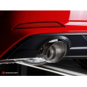 Silencioso trasero doble en acero inox Audi A5 (typ F5) 2016 Coupe Quattro 45TFSI (180kW) 2019 - 2021