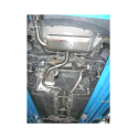 Silencioso trasero en acero inox Seat Leon II (1P) Cupra-R 2.0TSI (195KW) 2010 - 2013