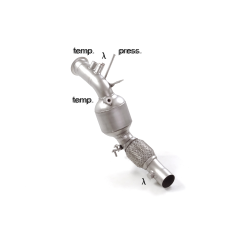 Catalizador deportivo grupo N + tramo sustitución filtro antipartículas Bmw X3 F25 SDRIVE 18D (105KW) 11/2012 - 2014