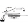 Línea de escape deportivo INOX con salida SLIM Cat back Volkswagen GOLF PLUS (typ 5M - 1KP) 2.0 TDi 140cv 2005 - 2014 TA-Technix
