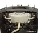 Silencioso trasero en acero inox Audi A3 (typ 8Y - GY) Sportback 35TFSI (110kW) 2020 - Hoy
