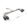 Tubo trasero inox salidas carbon shot Audi A3 (typ 8Y - GY) Sportback 35TFSI (110kW) 2020 - Hoy