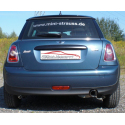 Escape trasero acero inox Mini R56 Cooper D 1.6 (80kW) 11/2006 - 2011