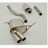 Línea de escape en INOX BMW serie 3 E90 (Berlina) 320i (110Kw/150Cv) 2004 - 2007