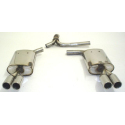 Escape trasero en acero inox Ford Mondeo IV 2.5l Turbo (162kw) 03/2007-11/2010 Hayon