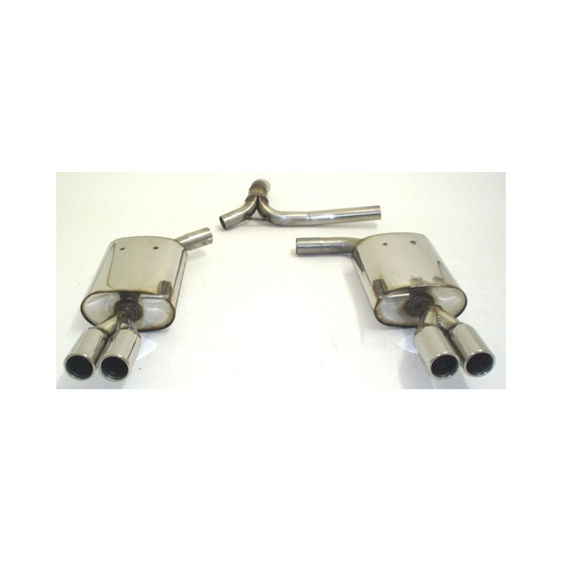 Escape trasero en acero inox Ford Mondeo IV 2.5l Turbo (162kw) 03/2007-11/2010 Hayon