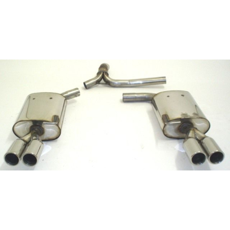 Escape trasero en acero inox Ford Mondeo IV 2.5l Turbo (162kw) 03/2007-11/2010 Hayon