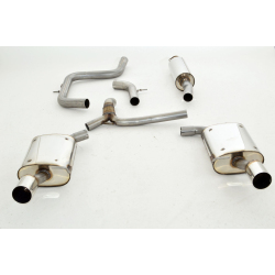Escape trasero en acero inox Ford Mondeo IV 2.5l Turbo (162kw) 03/2007-11/2010 Hayon