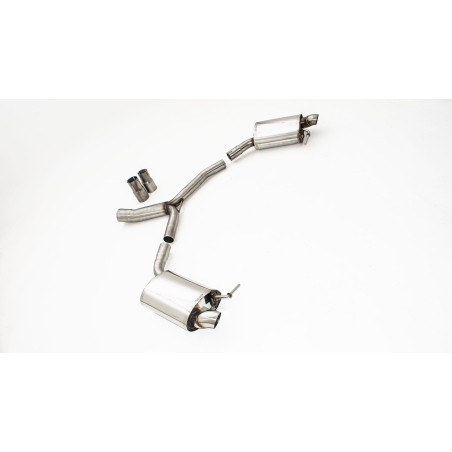 Escapes traseros en acero inox duplex Audi A5 B9 (F5/B8) Sportback Quattro 40 TFSI (150kw/204Cv) 07/2020 - Hoy