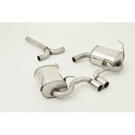 Escape trasero en acero inox Mini R52 Cabrio cooper S 1.6 (125Kw/170Cv) 2004 - 2008