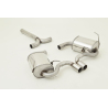 Escape trasero en acero inox Mini R52 Cabrio JCW (155Kw/204Cv) 2004 - 2007