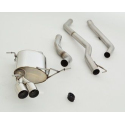 Línea de escape en acero inoxidable Bmw serie 3 E90 325d (150kw/204C) 2005 - 2012