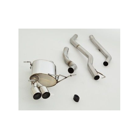 Línea de escape en acero inoxidable Bmw serie 3 E90 325d (150kw/204C) 2005 - 2012
